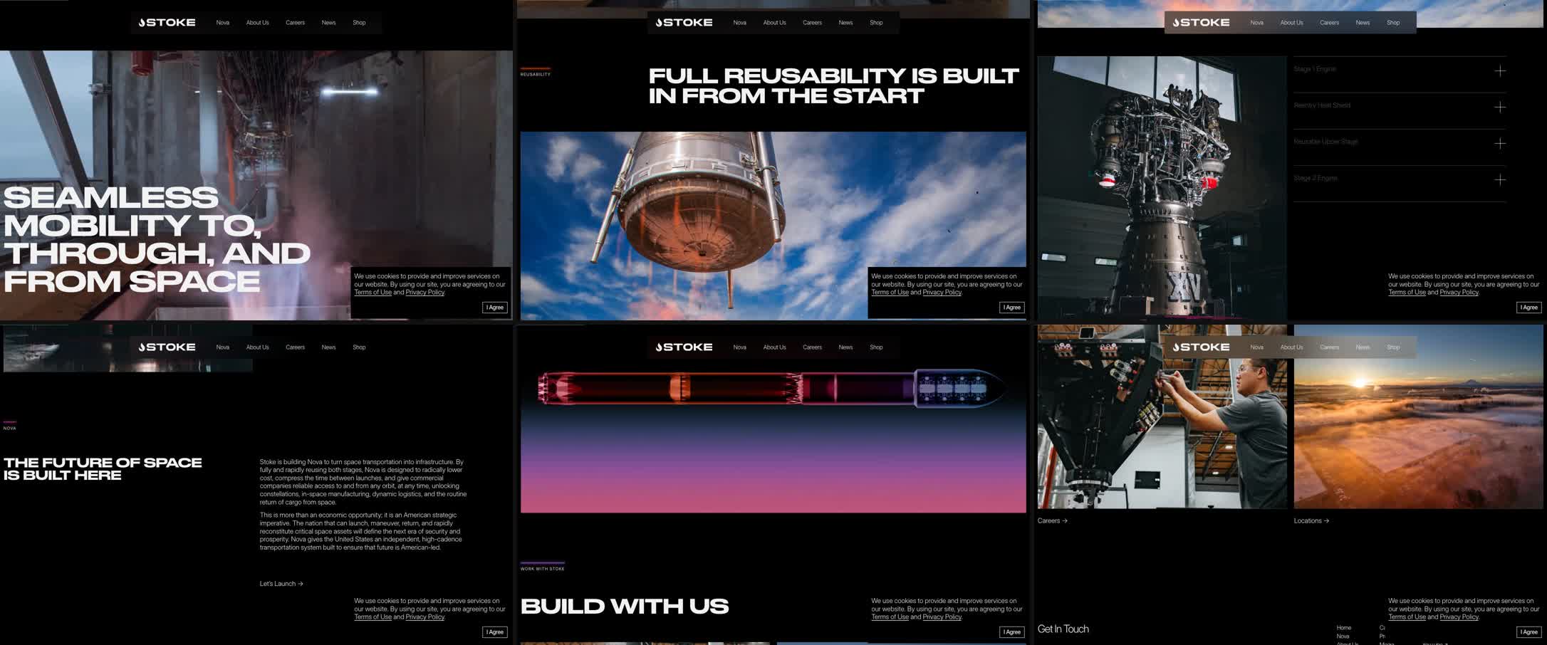 Screenshot of Stoke Space